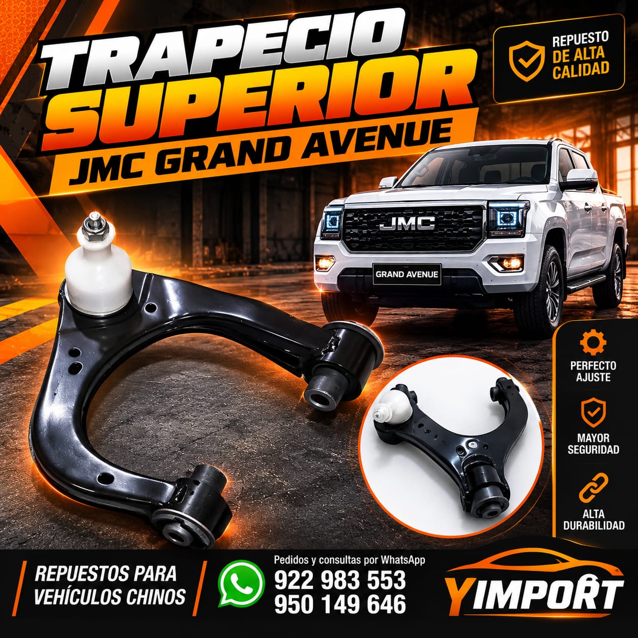 TRAPECIO SUPERIOR PARA JMC GRAND AVENUE