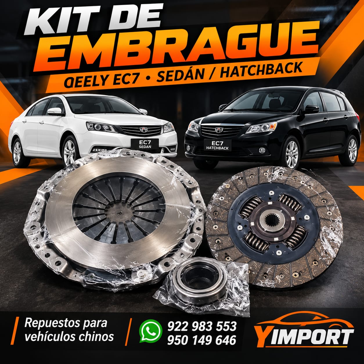KIT DE EMBRAGUE - GEELY EC7